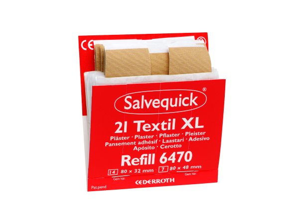 Salvequick XL Tekstilplaster 21 stk