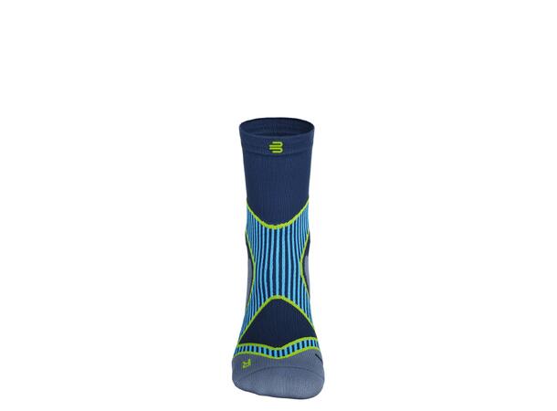 Bauerfeind Run Performance Mid Cut Socks Herre, Blå, Str. 38-40