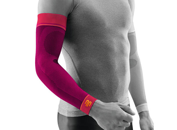 Bauerfeind Sports Comp Sleeves Arm Rosa, Small, Kort