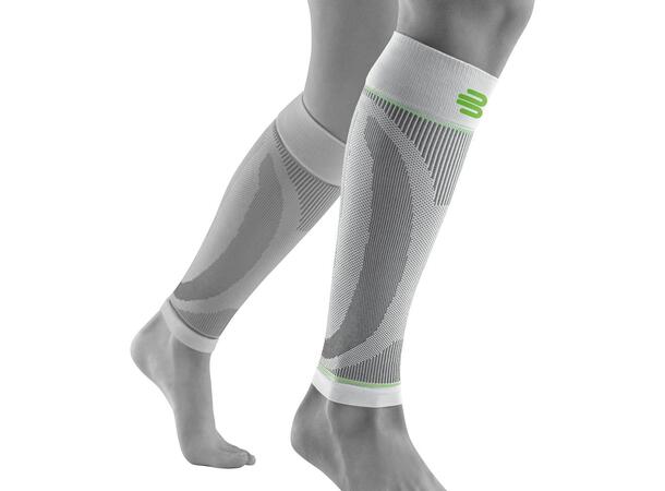 Bauerfeind Sports Comp Sleeves Legg Hvit, Small, Kort