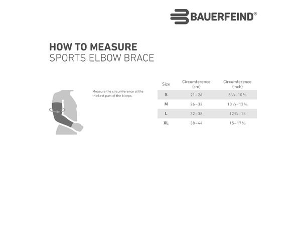 Bauerfeind Sports Elbow Strap Sort 