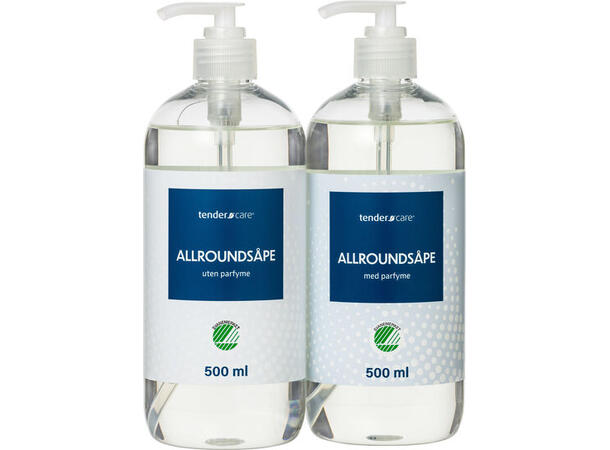 Tendercare Allroundsåpe m/ Pumpe 500 ml Uten Parfyme