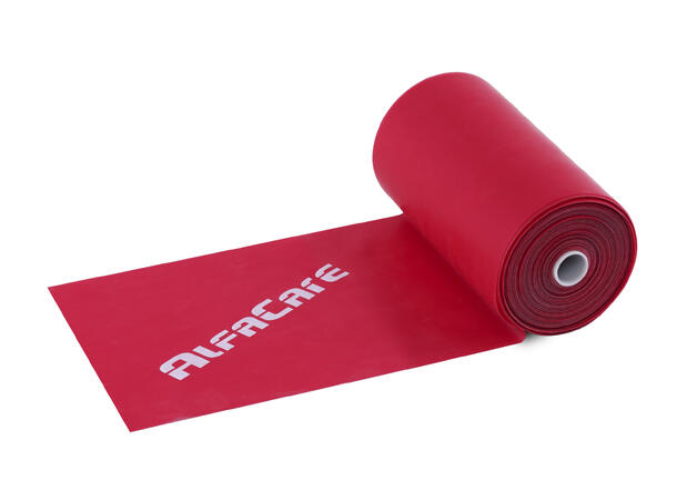 AlfaCare Treningsbånd 25m Lett Rød 15 cm x 0,20 mm 