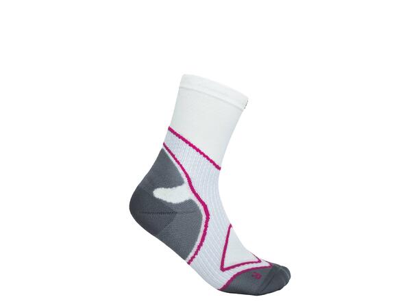 Bauerfeind Run Performance Mid Cut Socks Dame, Hvit, Str. 35-37 