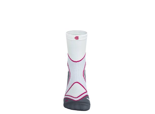Bauerfeind Run Performance Mid Cut Socks Dame, Hvit, Str. 35-37 
