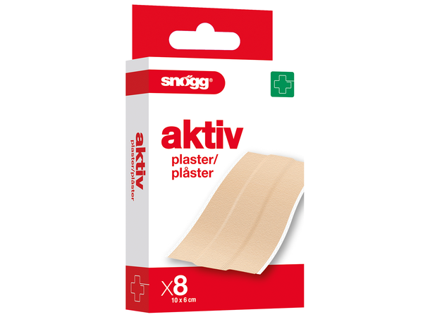 Snøgg AKTIV Plaster Klippeplaster 8 stk.