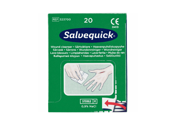 Salvequick Sårvask 20 stk