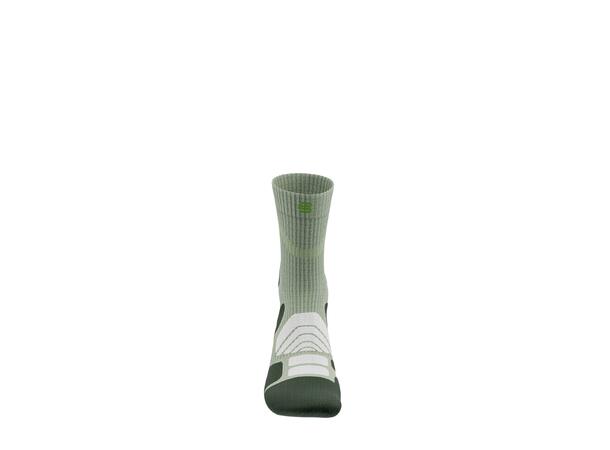 Bauerfeind Outdoor Merino Mid Cut Socks Dame, Herbal Green, Str. 35-38 