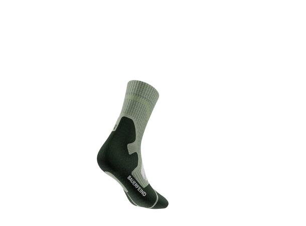 Bauerfeind Outdoor Merino Mid Cut Socks Dame, Herbal Green, Str. 35-38 