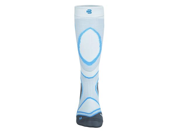 Bauerfeind Run Performance Comp Socks Herre, Hvit, Str. 38-40 Small