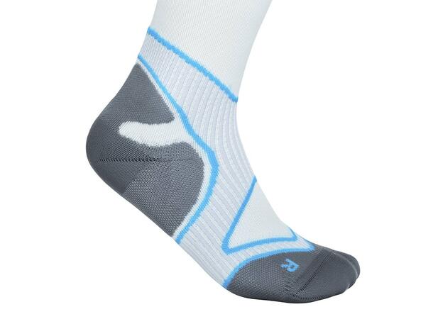 Bauerfeind Run Performance Comp Socks Herre, Hvit, Str. 38-40 Small