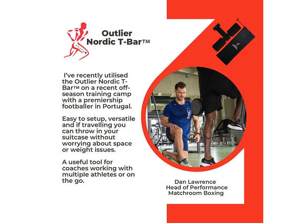 Outlier Nordic T-Bar For Nordic Hamstring