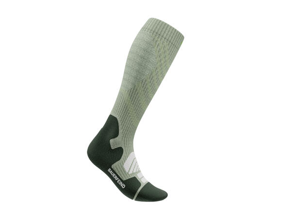 Bauerfeind Outdoor Merino Comp Socks Dame, Herbal Green, Str. 35-38 Small