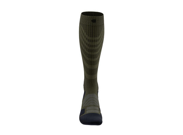 Bauerfeind Outdoor Merino Comp Socks Herre, Moss Green, Str. 38-41 Small