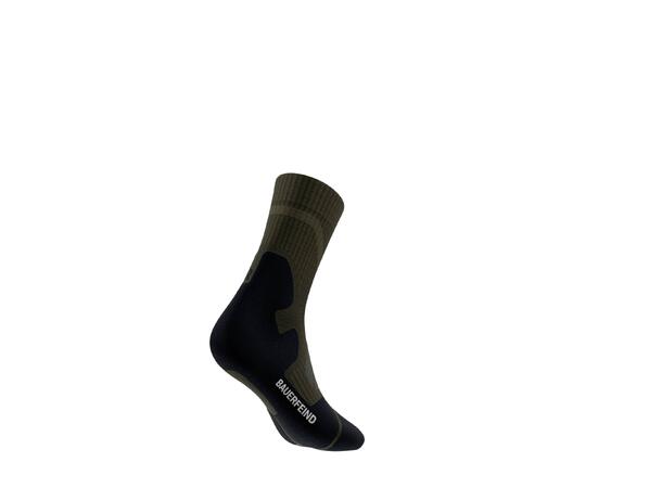 Bauerfeind Outdoor Merino Mid Cut Socks Herre, Moss Green, Str. 38-41