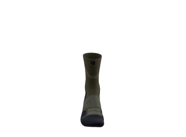 Bauerfeind Outdoor Merino Mid Cut Socks Herre, Moss Green, Str. 38-41