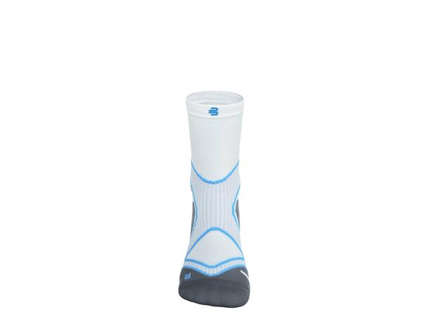 Bauerfeind Run Performance Mid Cut Socks Herre, Hvit, Str. 41-43 