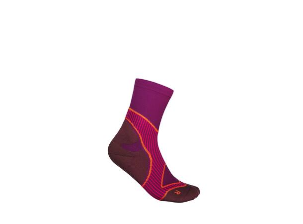 Bauerfeind Run Performance Mid Cut Socks Dame, Rosa, Str. 35-37