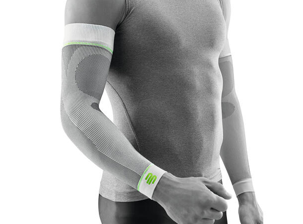 Bauerfeind Sports Comp Sleeves Arm Hvit, Small, Kort