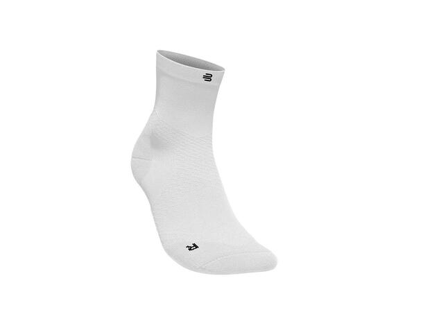 Bauerfeind Ultralight Mid Cut Socks Herre, Hvit, Str. 38-40