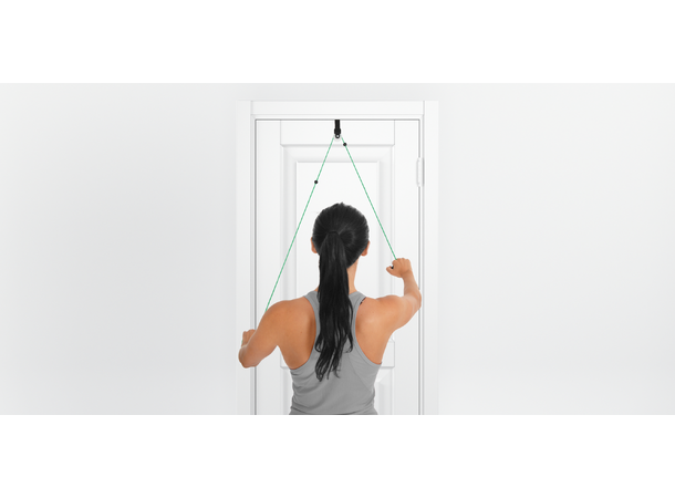MoVeS Shoulder Rope Pulley Med Ergonomisk Håndtak 