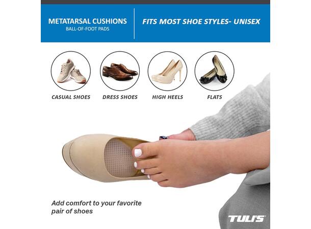 Tuli's Metatarsal pute One Size. 2 stk/par