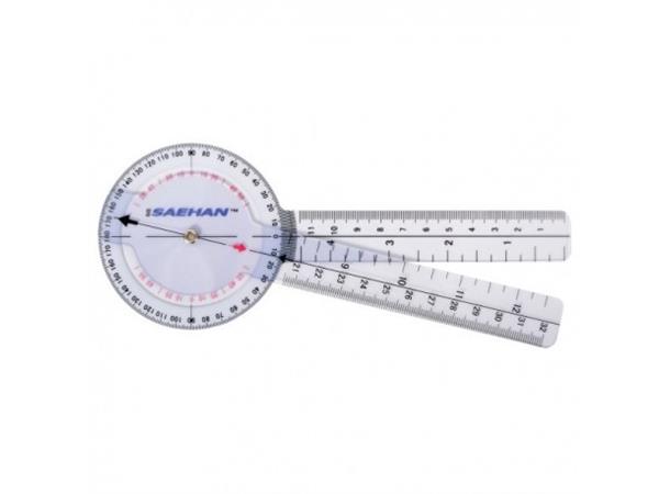 Vinkelmåler/ Goniometer 20 cm 0° til 360° pr 1°