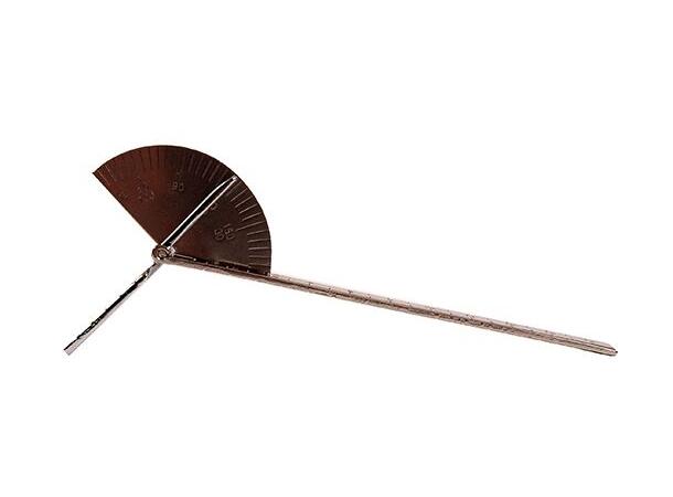 Finger Goniometer 180° 15 cm. Stål Rustfritt Stål