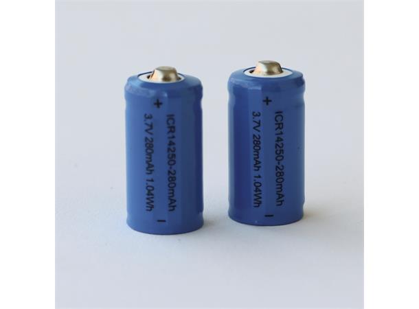 Hoggan Oppladbart Batteri til microFET ICR 14250 - 280mAh. 3,7V 280 mAh 1.04Wh
