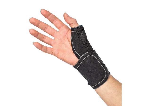 MediRoyal Neptune Mid MR2335 Høyre M Neptune, Mid, Tumb Brace w/Splint. Black