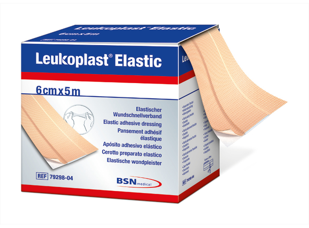 Leukoplast Elastic Plaster 6 cm x 5m