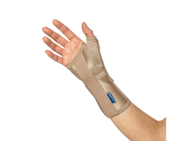 MediRoyal MR2225 Venstre M Håndleddstøtte m/ Tommel Kort, Beige