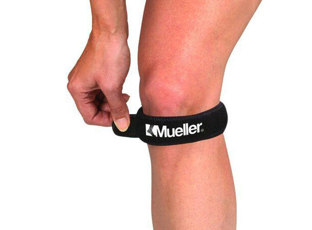 Mueller 992 Knestropp Sort. One Size Springerkne