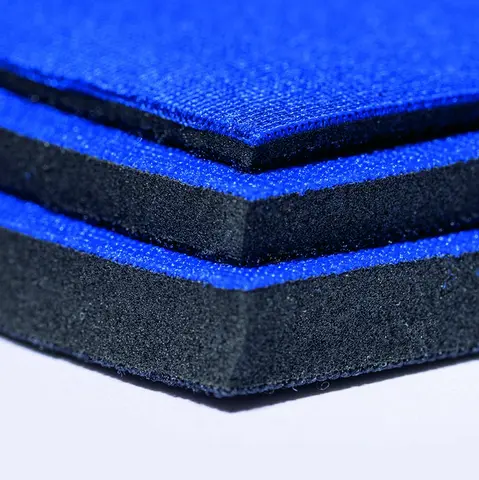 MediRoyal  Neoprene 3 mm Royal Blue Nylon/Black Nylon 58 x 100 cm