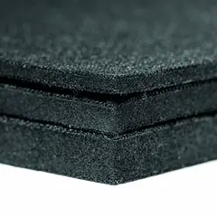 MediRoyal  Neoprene 5 mm Black Nylon/Black Nylon 58 x 100 cm