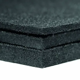 MediRoyal  Neoprene 1 mm Black Nylon/Black Nylon 58 x 100 cm