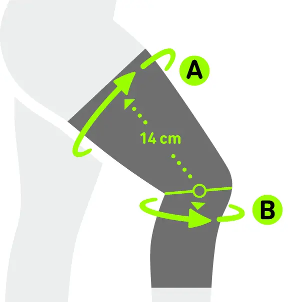 Bauerfeind Outdoor Knee Support Small 
