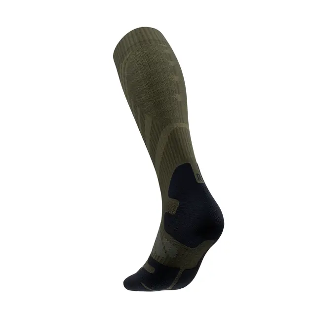 Bauerfeind Outdoor Merino Comp Socks Herre, Moss Green, Str. 42-45 Small 