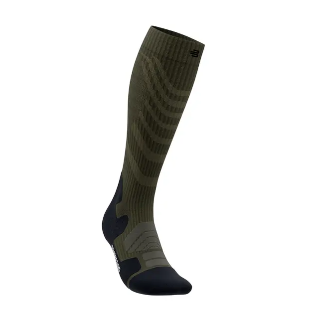 Bauerfeind Outdoor Merino Comp Socks Herre, Moss Green, Str. 42-45 Small 