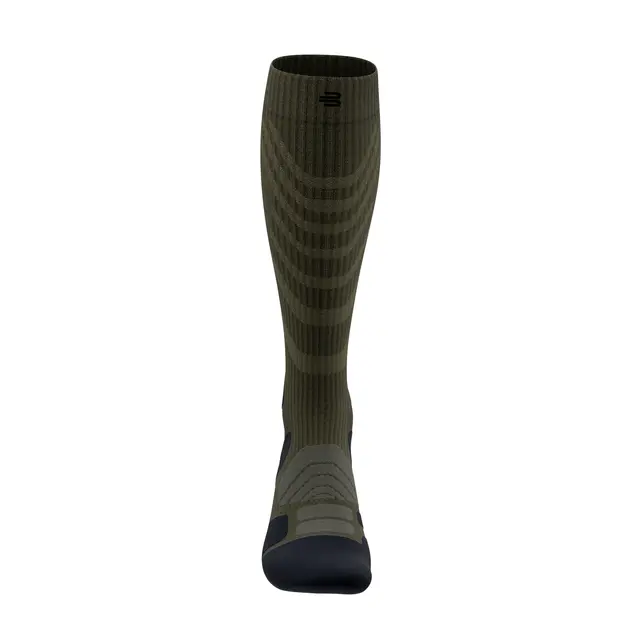 Bauerfeind Outdoor Merino Comp Socks Herre, Moss Green, Str. 42-45 Small 