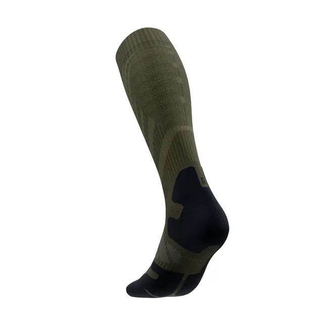 Bauerfeind Outdoor Merino Comp Socks Herre, Moss Green, Str. 42-45 Small 
