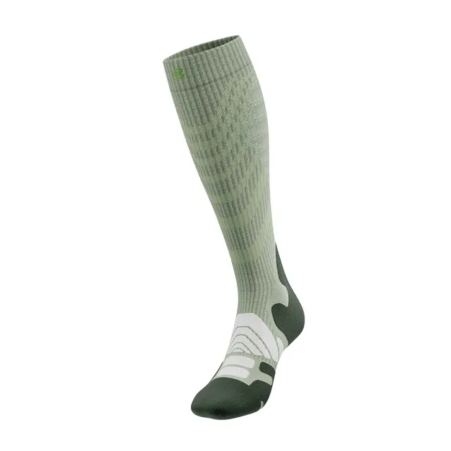 Bauerfeind Outdoor Merino Comp Socks Dame, Herbal Green, Str. 35-38 Small 