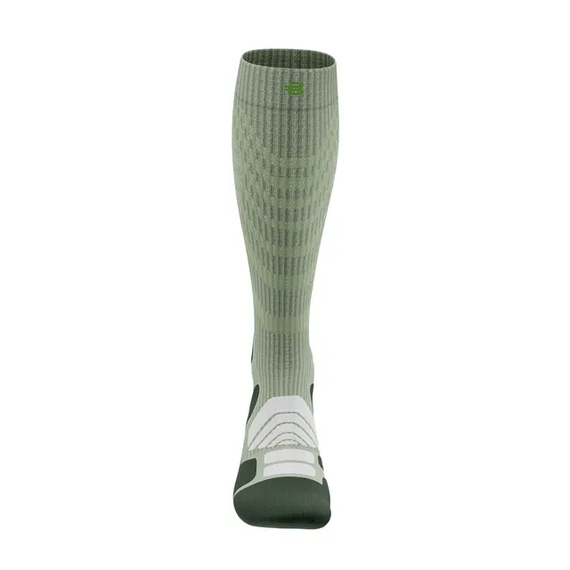 Bauerfeind Outdoor Merino Comp Socks Dame, Herbal Green, Str. 35-38 Small 