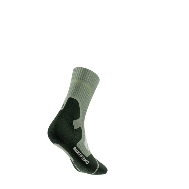 Bauerfeind Outdoor Merino Mid Cut Socks Dame, Herbal Green, Str. 35-38 