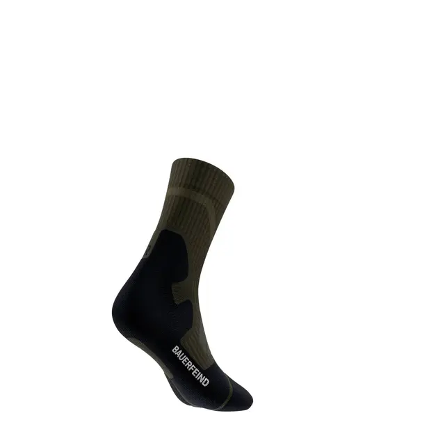 Bauerfeind Outdoor Merino Mid Cut Socks Herre, Moss Green, Str. 38-41 