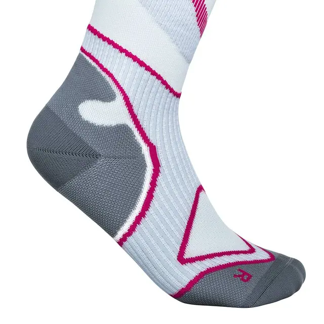 Bauerfeind Run Performance Comp Socks Dame, Hvit, Str. 38-40 Small 