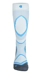 Bauerfeind Run Performance Comp Socks Herre, Hvit, Str. 41-43 Medium