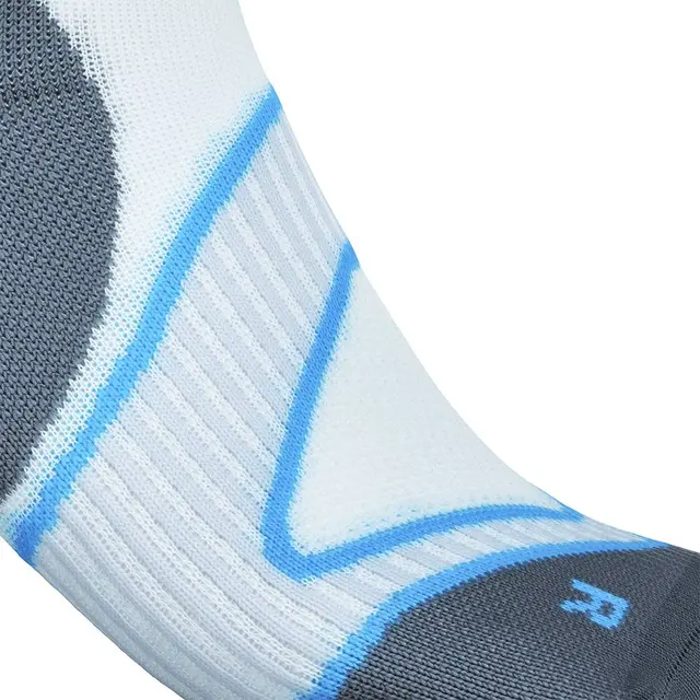 Bauerfeind Run Performance Comp Socks Herre, Hvit, Str. 41-43 Medium 