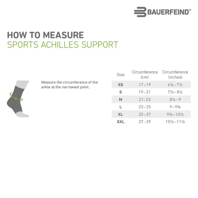 Bauerfeind Sports Achilles Support Rivera, Small 