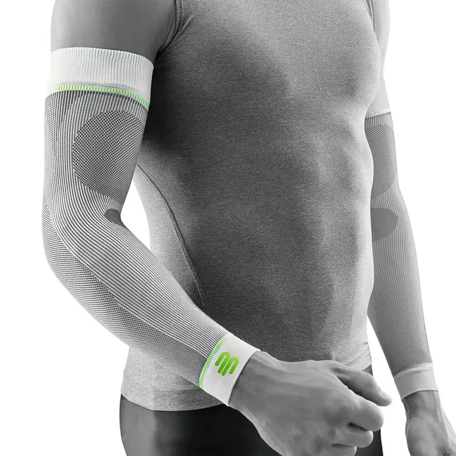 Bauerfeind Sports Comp Sleeves Arm Hvit, Small, Kort 